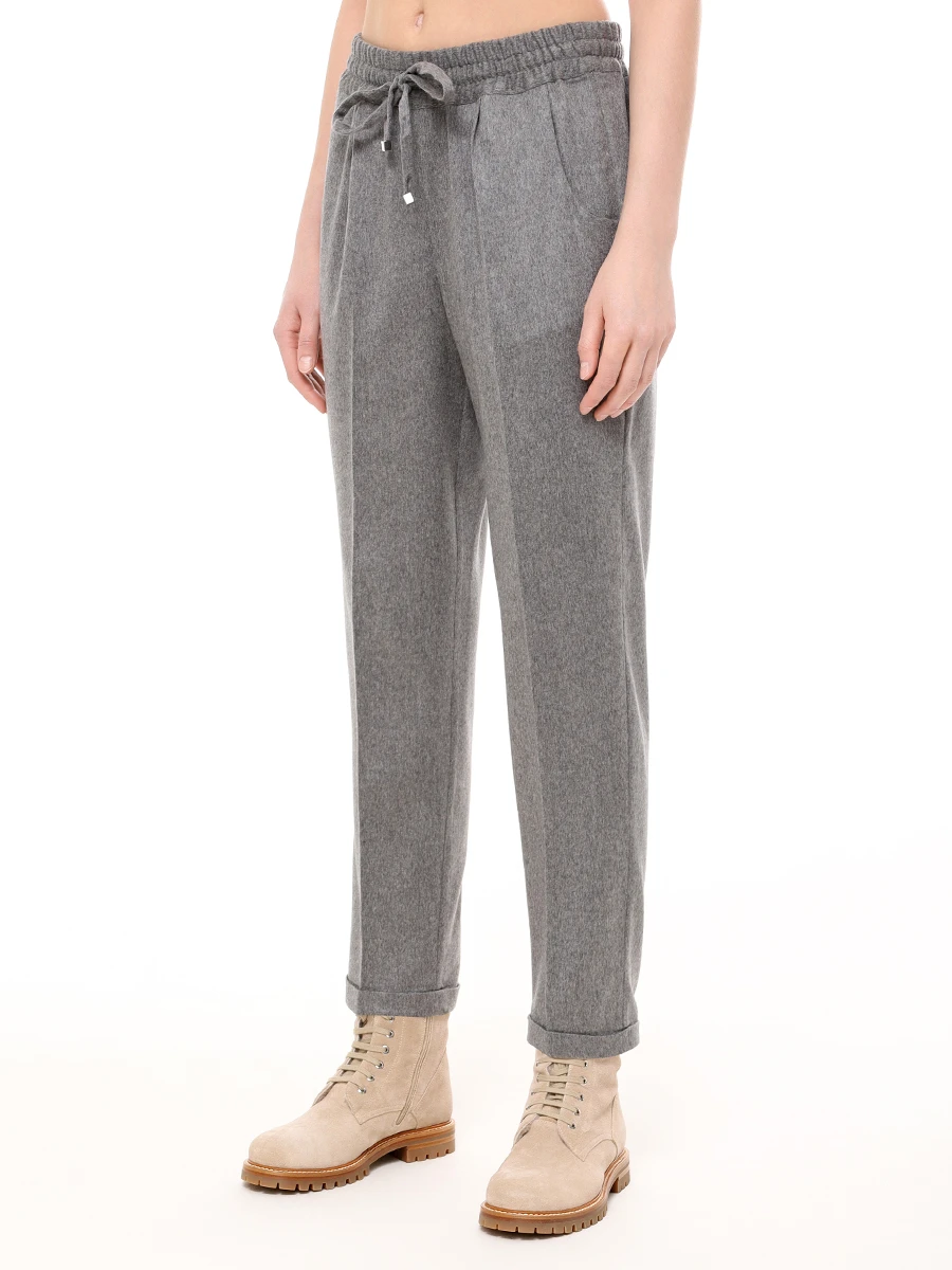 Брюки кашемировые KITON D37102K0580E03004 Серый  Фото 4