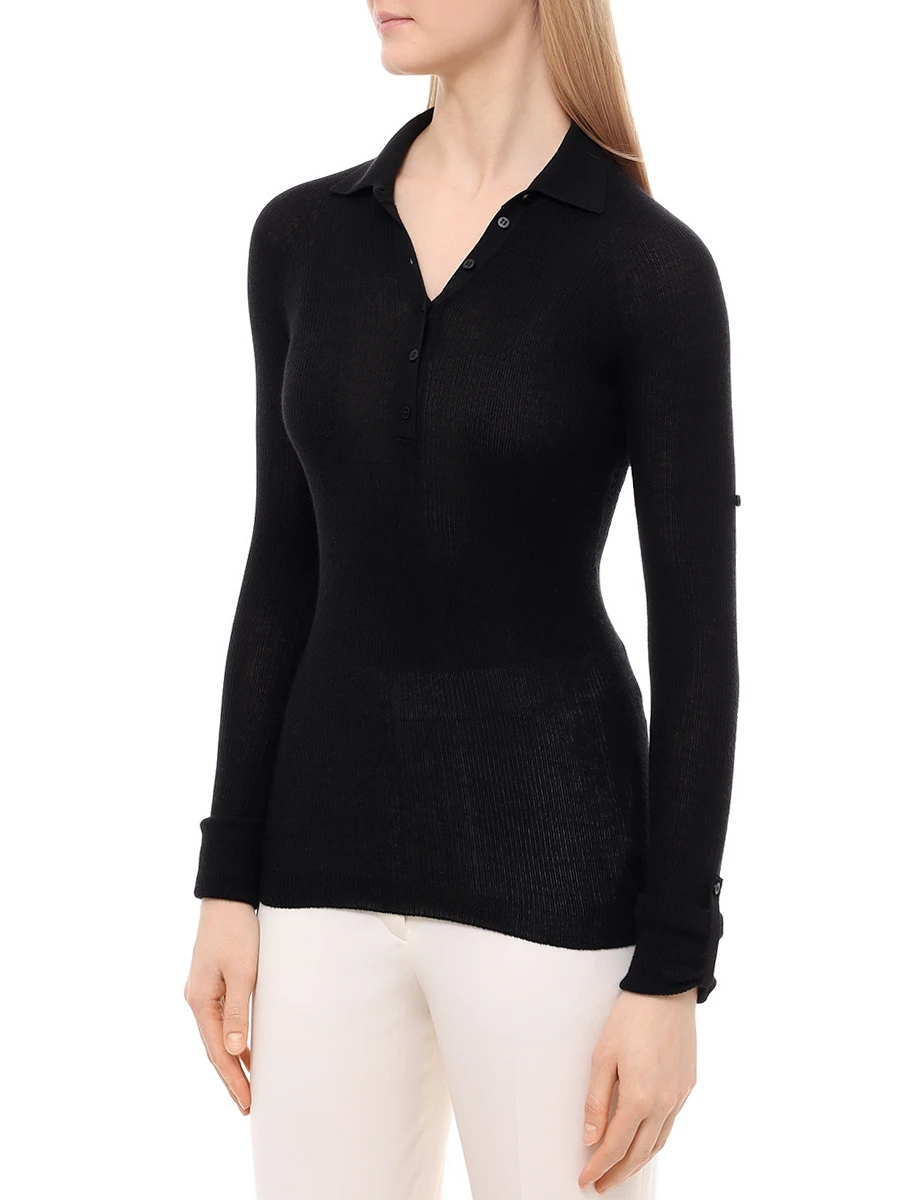 

Поло кашемировое, Черный, W24614 0900