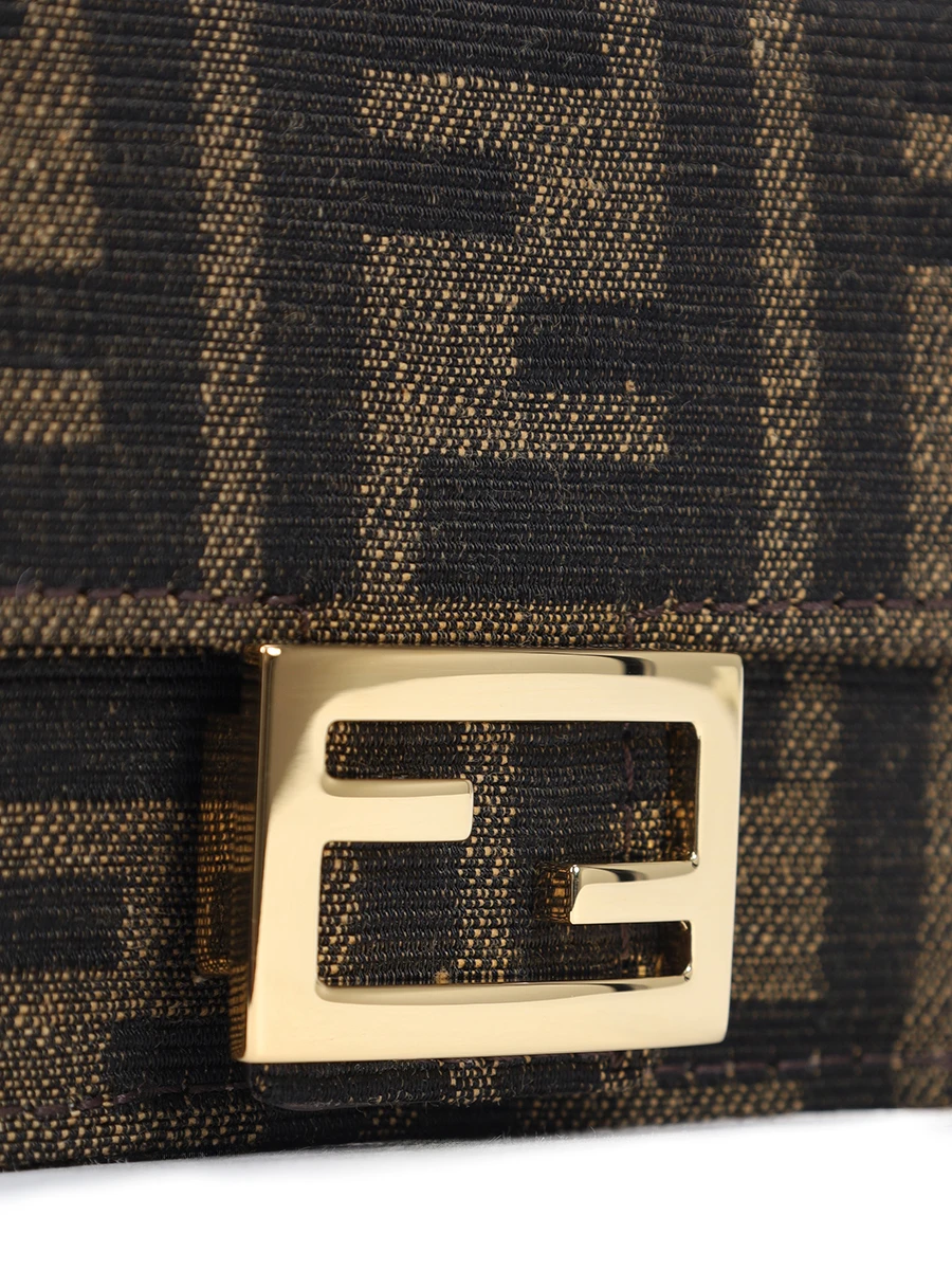 Портмоне текстильное FENDI 8M0395 A98P F0A6E Коричневый  Фото 4