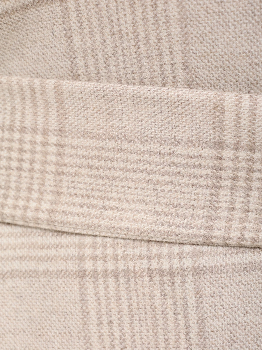 Рубашка шерстяная KITON D58453K0520E02000 Клетка  Фото 6