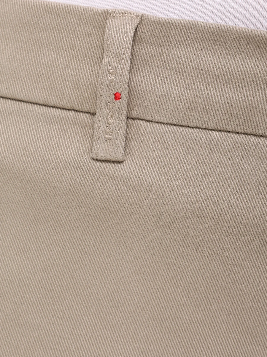 Брюки хлопковые KITON UFPPEK0100F05001 Бежевый  Фото 6
