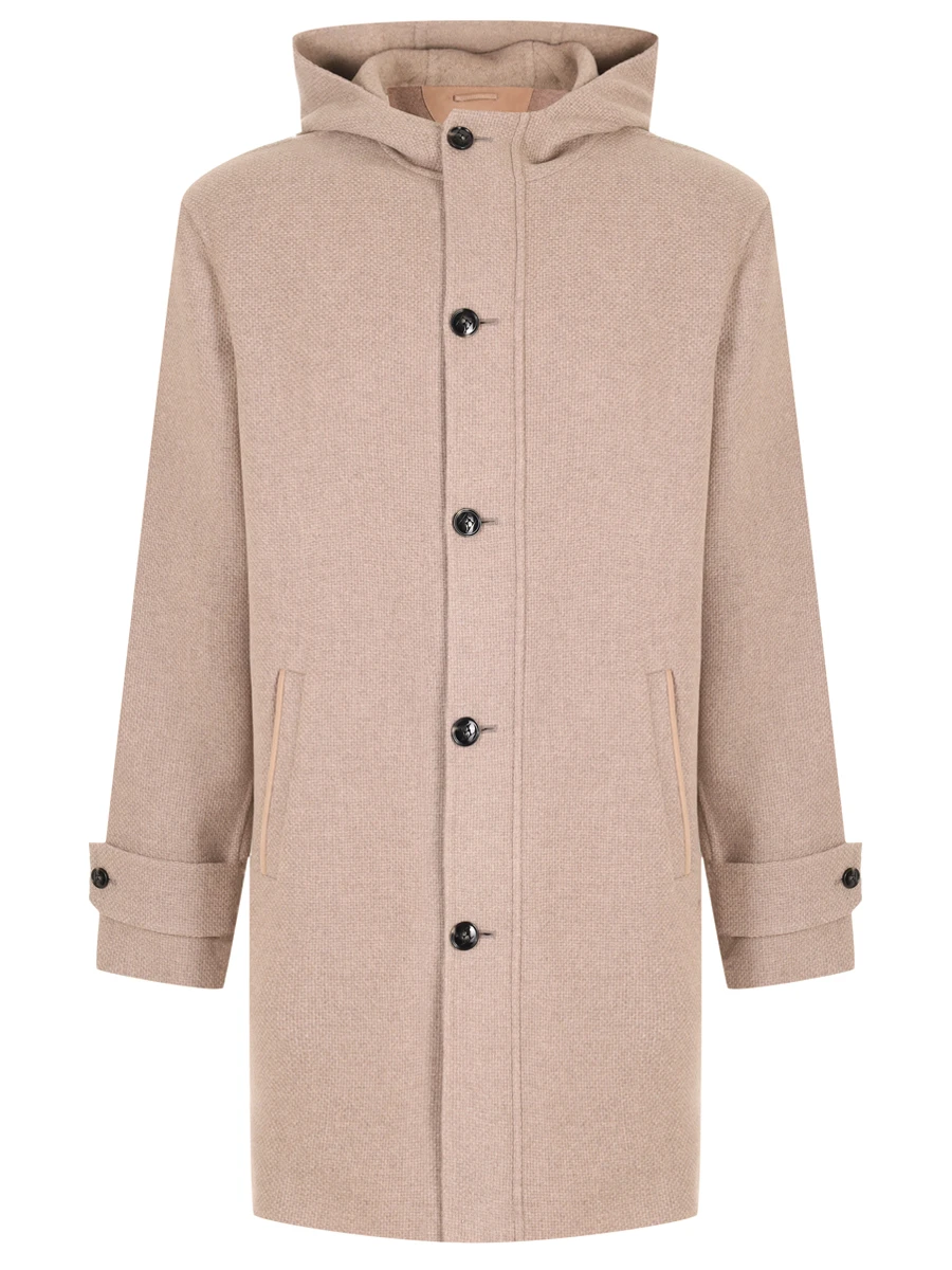 Пальто кашемировое KITON UW1867V0416F02000 Бежевый 