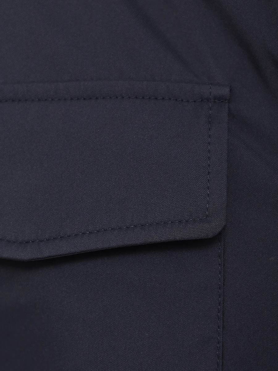 Куртка однотонная KITON UW1885V0440F07002 Синий  Фото 6