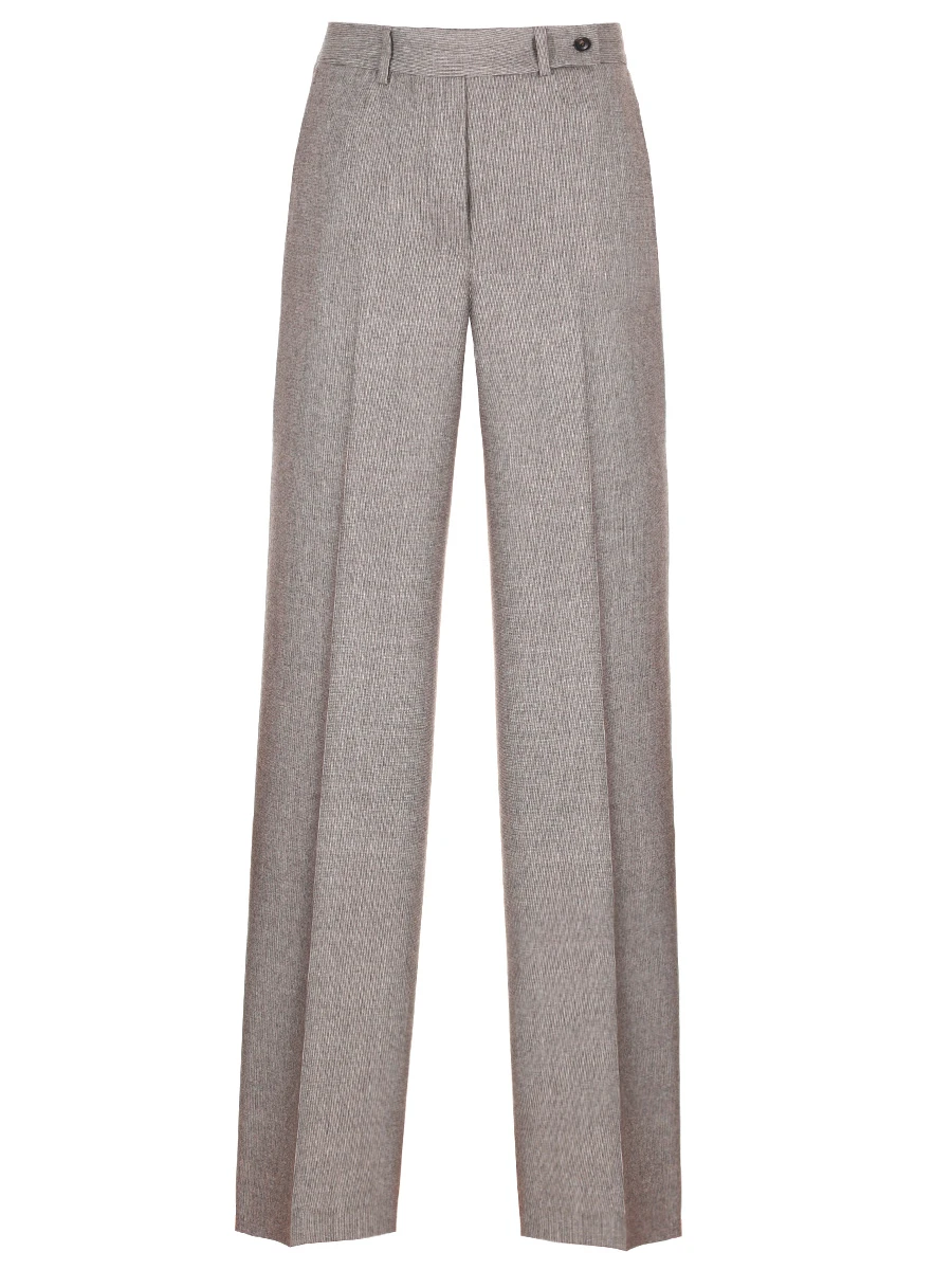 Брюки шерстяные KITON D48109K0104E05007 Коричневый 