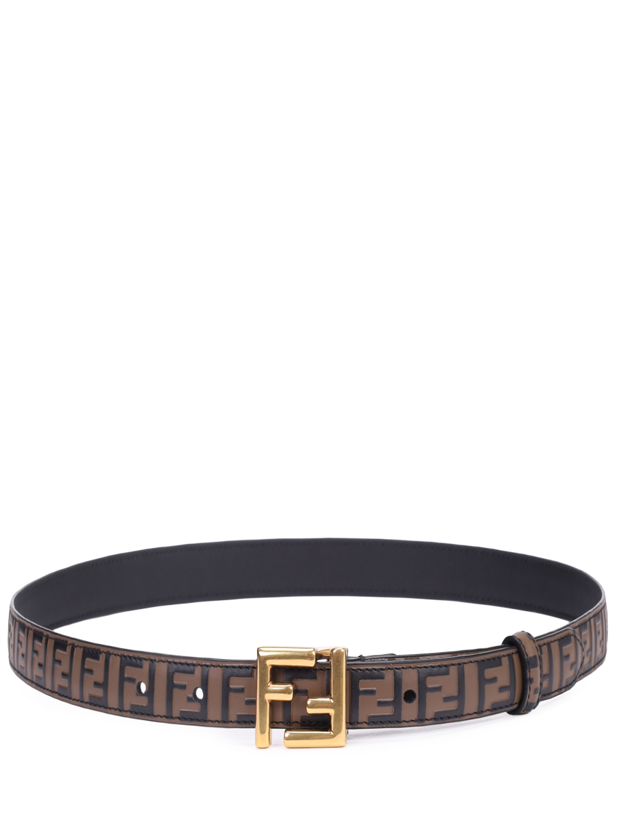 Ремень кожаный FENDI