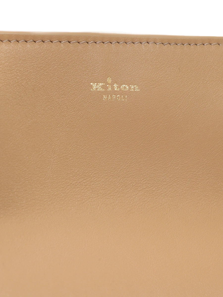 Сумка кожаная KITON DSSTOTEN0101220001 Коричневый  Фото 5