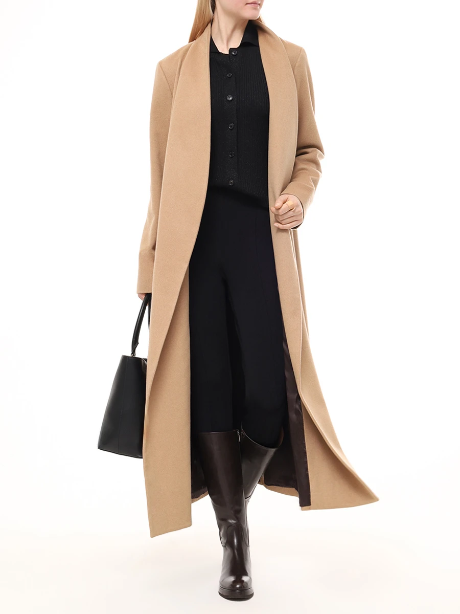 Поло шерстяное KITON D587240100H Черный  Фото 2