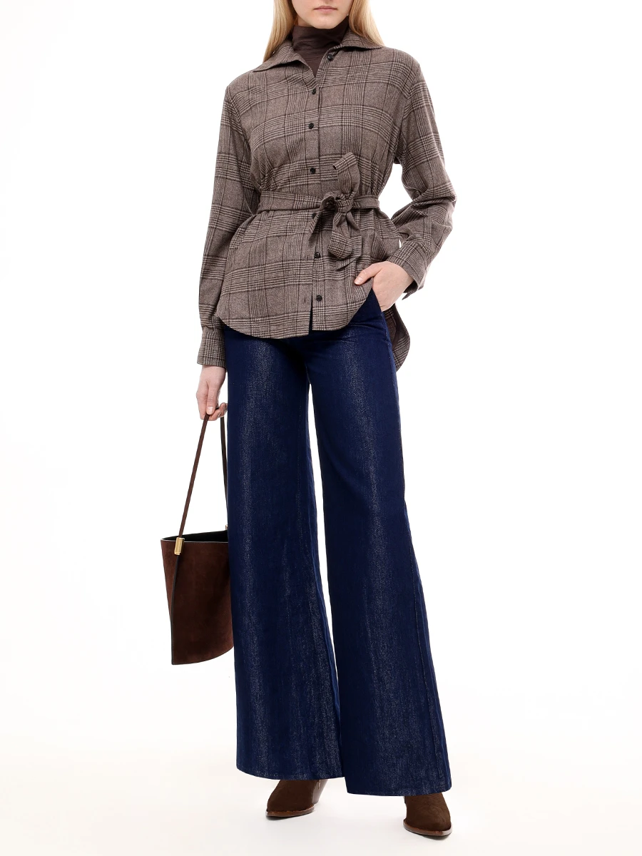 Джинсы хлопковые KITON DJ58108K0508F01002 Деним  Фото 2