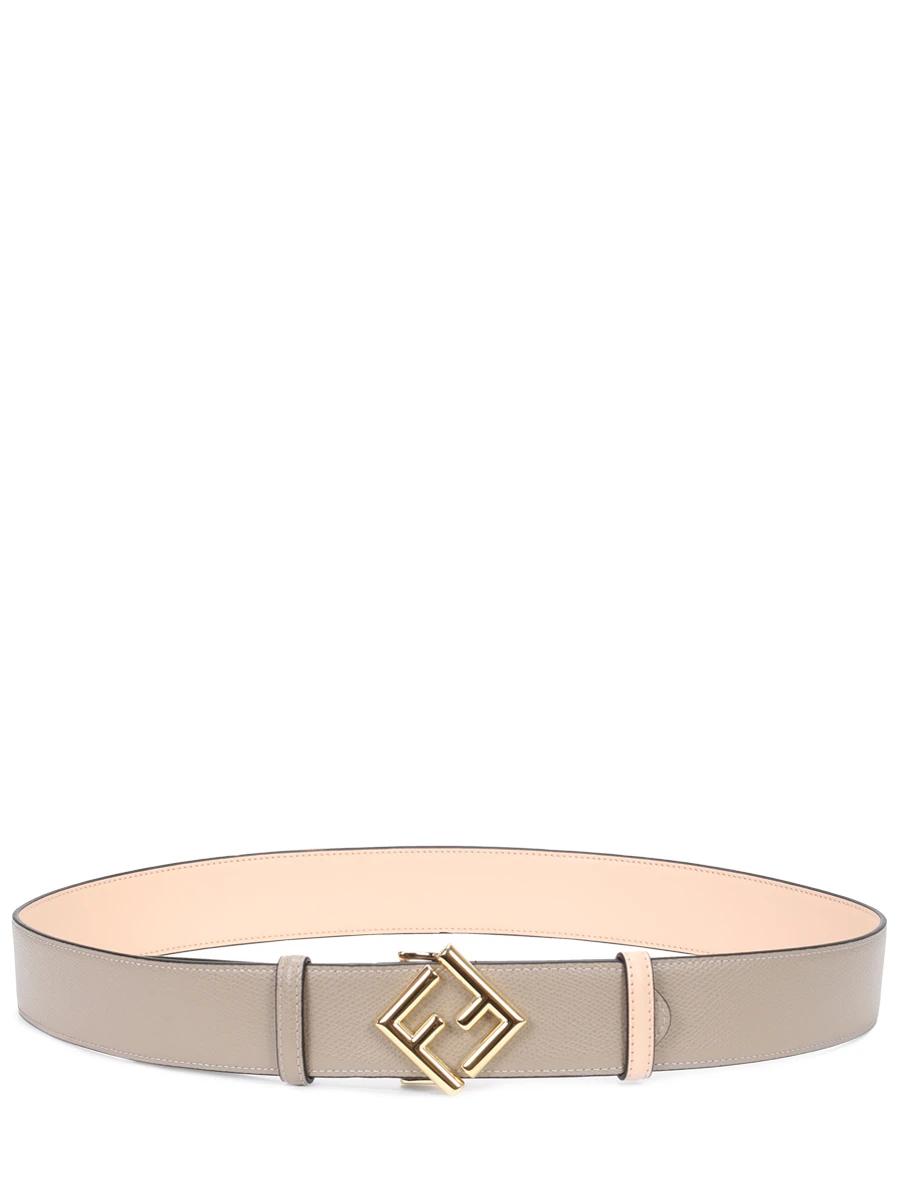 Ремень кожаный FENDI 8C0736 ASUV F1E70 Бежевый 