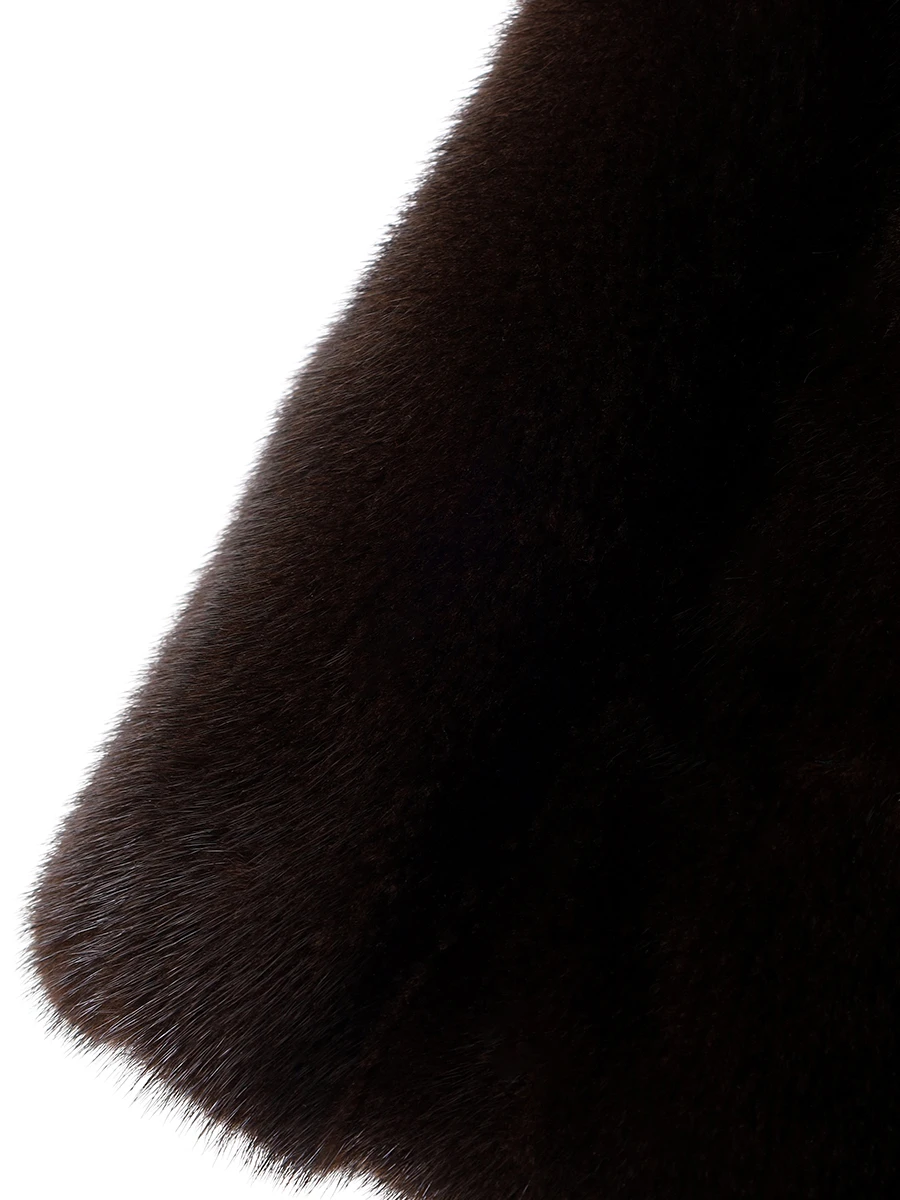 Шуба норковая KITON D58695K0549F02002 Темно Коричневый  Фото 6