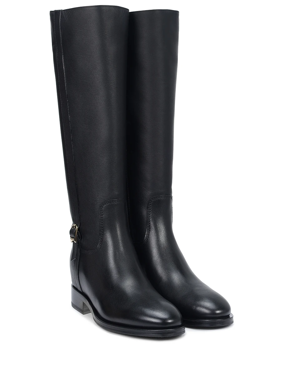 Сапоги кожаные SANTONI WSHM71084BJ2NLGAN01 Черный  Фото 2