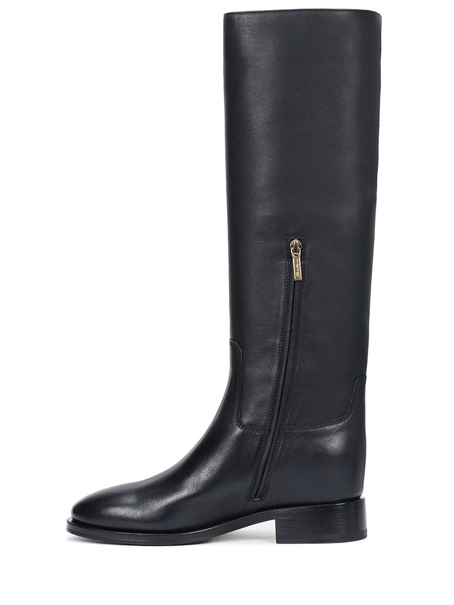 Сапоги кожаные SANTONI WSHM71084BJ2NLGAN01 Черный  Фото 3