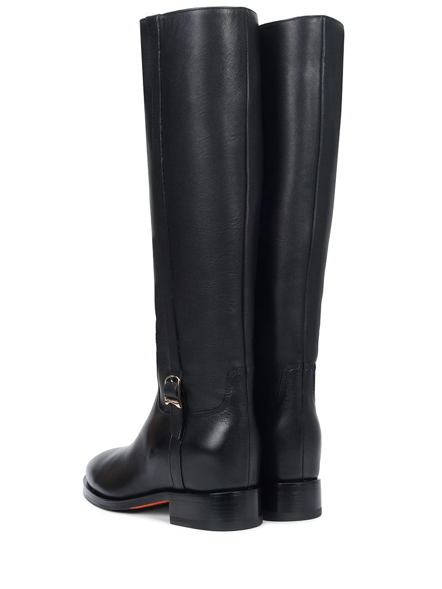 Сапоги кожаные SANTONI WSHM71084BJ2NLGAN01 Черный  Фото 4