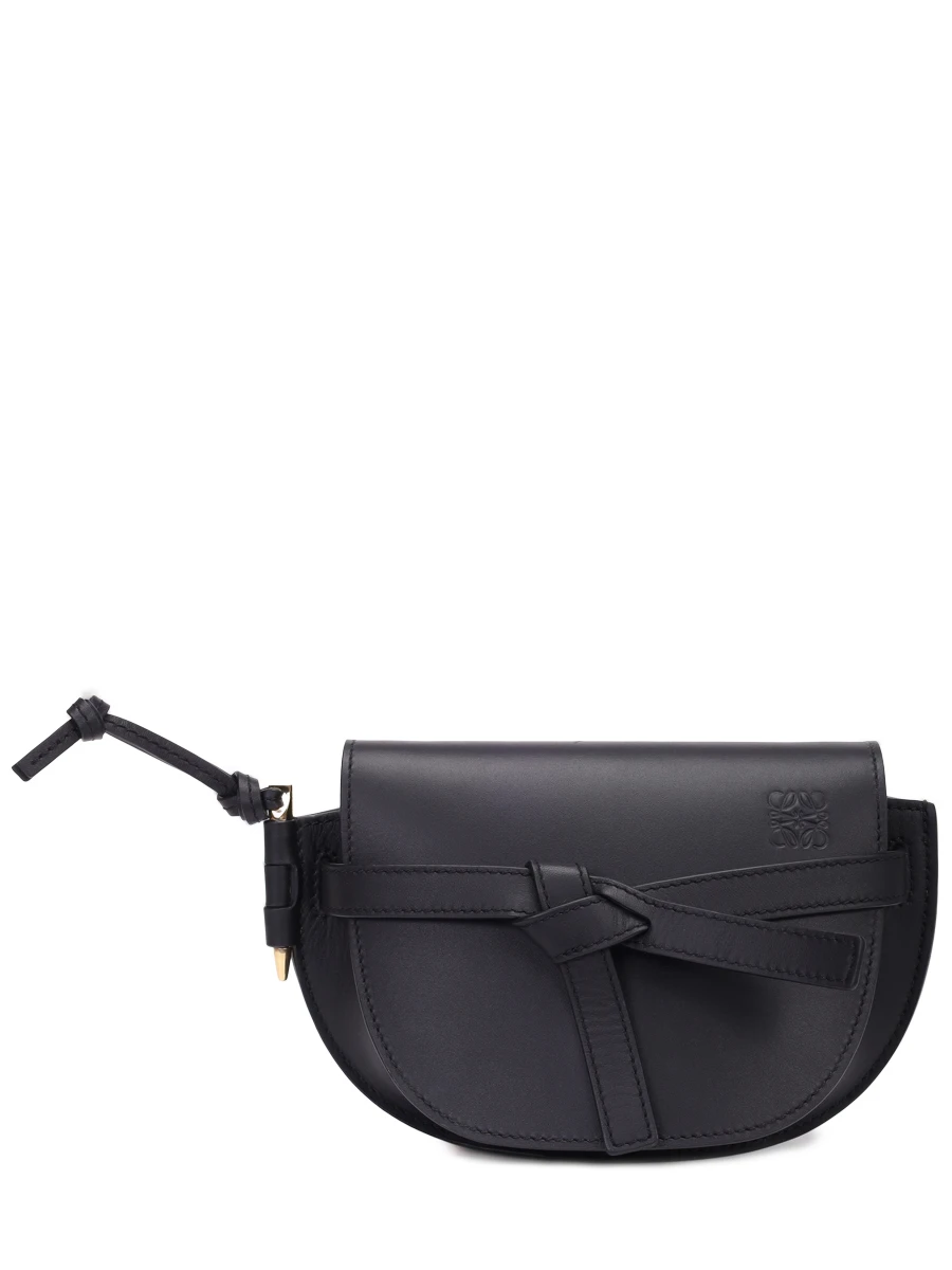 Сумка кожаная LOEWE A650N46X13 1100 Черный 