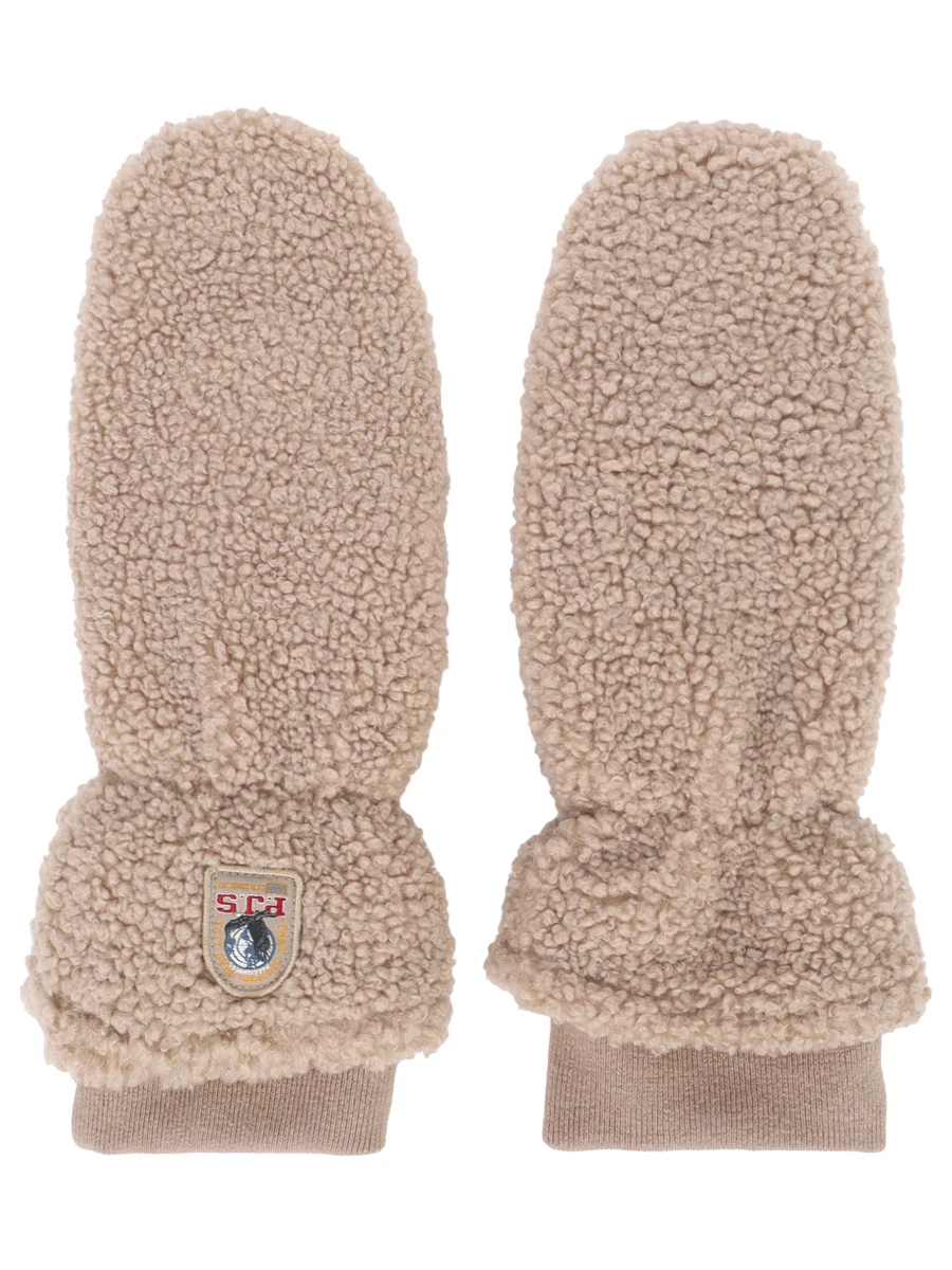 

Рукавицы из экомеха, Бежевый, 24WMPAGLGL40 POWER MITTENS/253