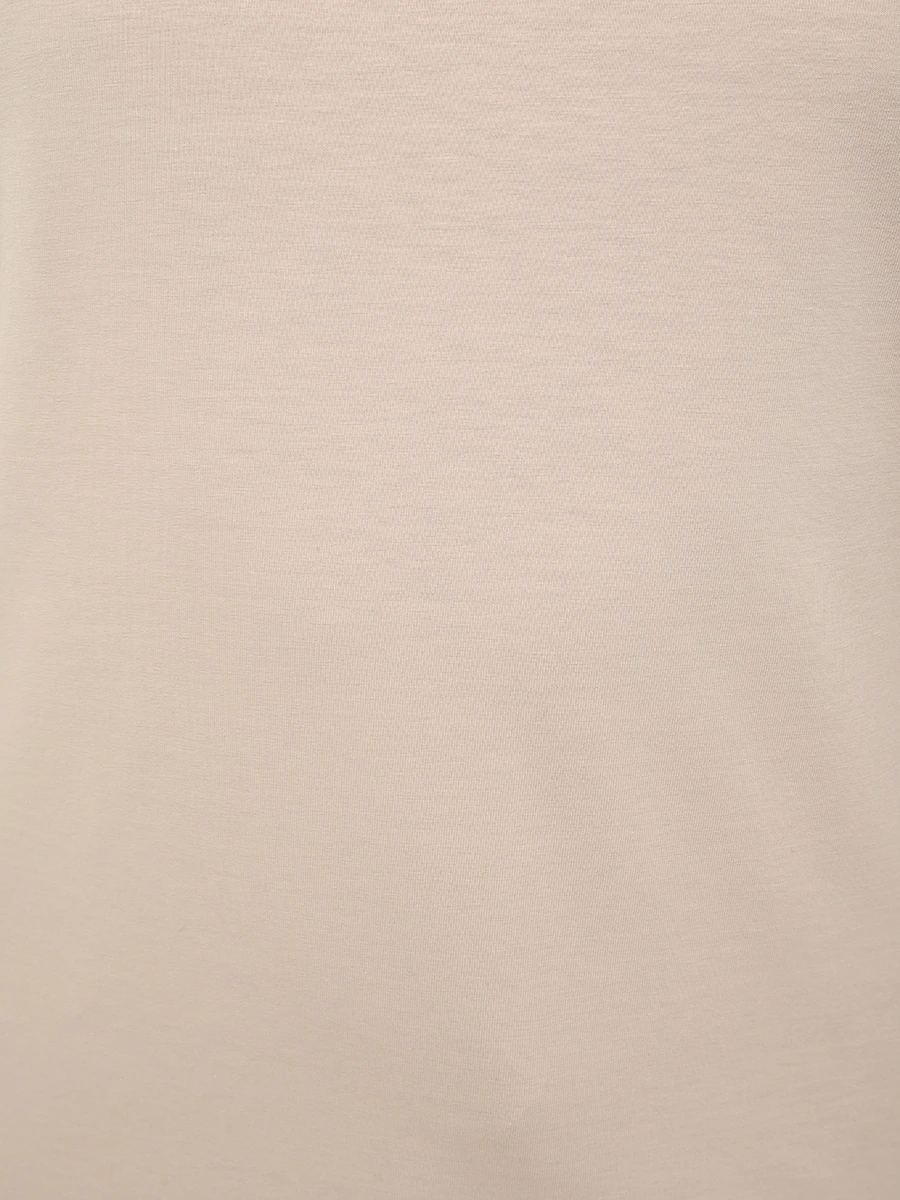 Футболка хлопковая DANIELE FIESOLI 0682 T/SHIRT LUPETTO COTONE ELAST 131 BEIGE Бежевый  Фото 6