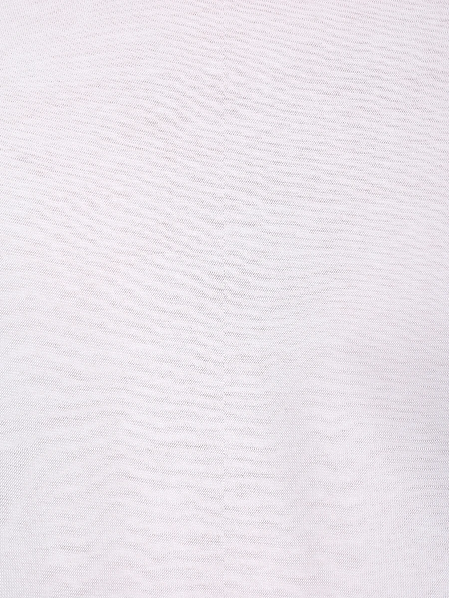 Футболка хлопковая DANIELE FIESOLI 0628 T/SHIRT GIRO M/LUNGA 01 BIANCO Белый  Фото 6