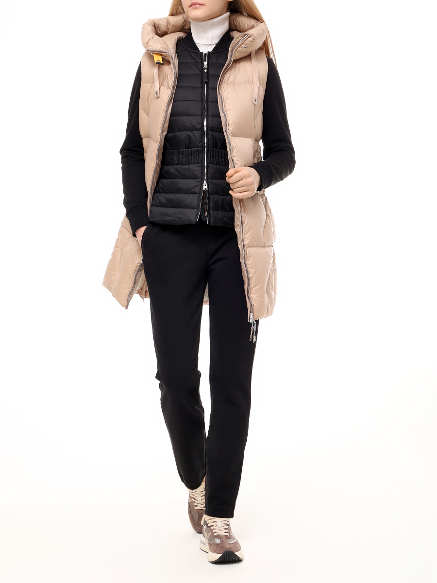 Брюки хлопковые PARAJUMPERS 24WMPWPAFP34 MARTINA/541 Черный  Фото 2