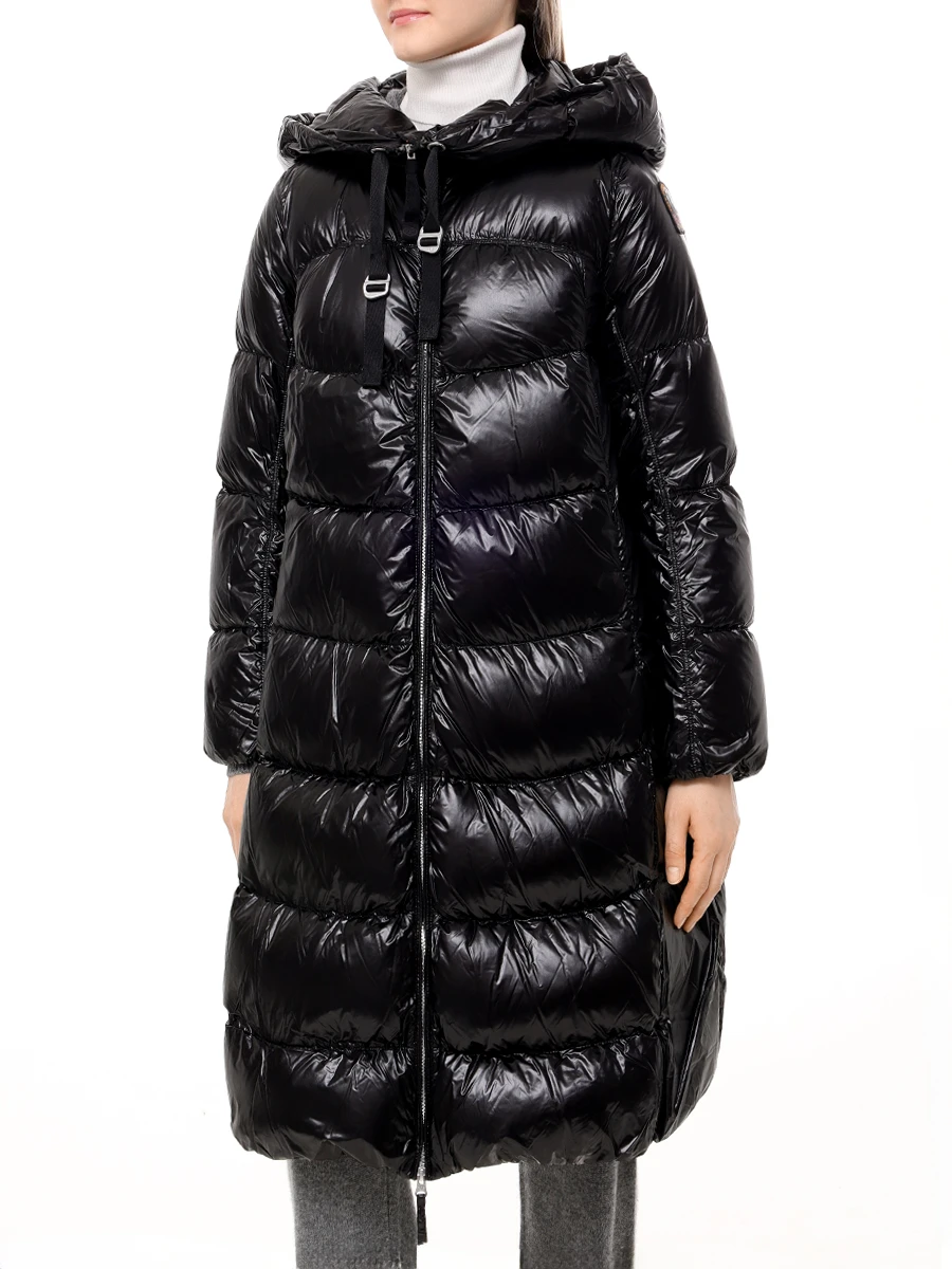 Пуховик стеганый PARAJUMPERS 24WMPWPULP32 ARUM/541 Черный  Фото 4