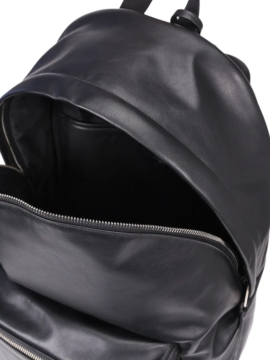 Рюкзак кожаный City SAINT LAURENT 534967 0AY3F 1000 Черный  Фото 4