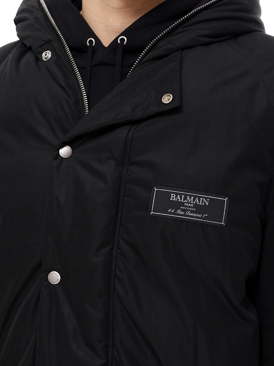 Куртка стеганая BALMAIN DH0TQ080XK13 Черный  Фото 5