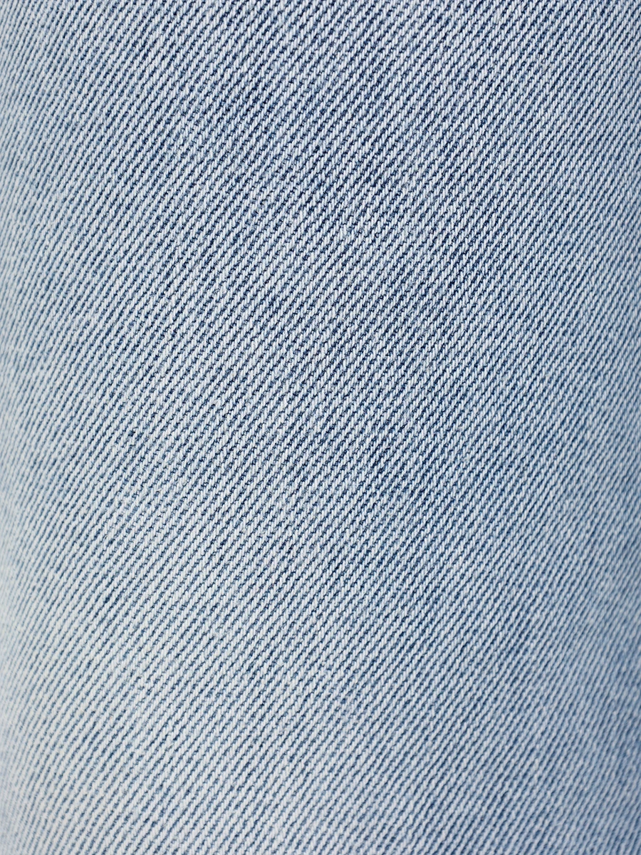 Джинсы хлопковые SAINT LAURENT 782393 Y19XA 4419 Голубой  Фото 6