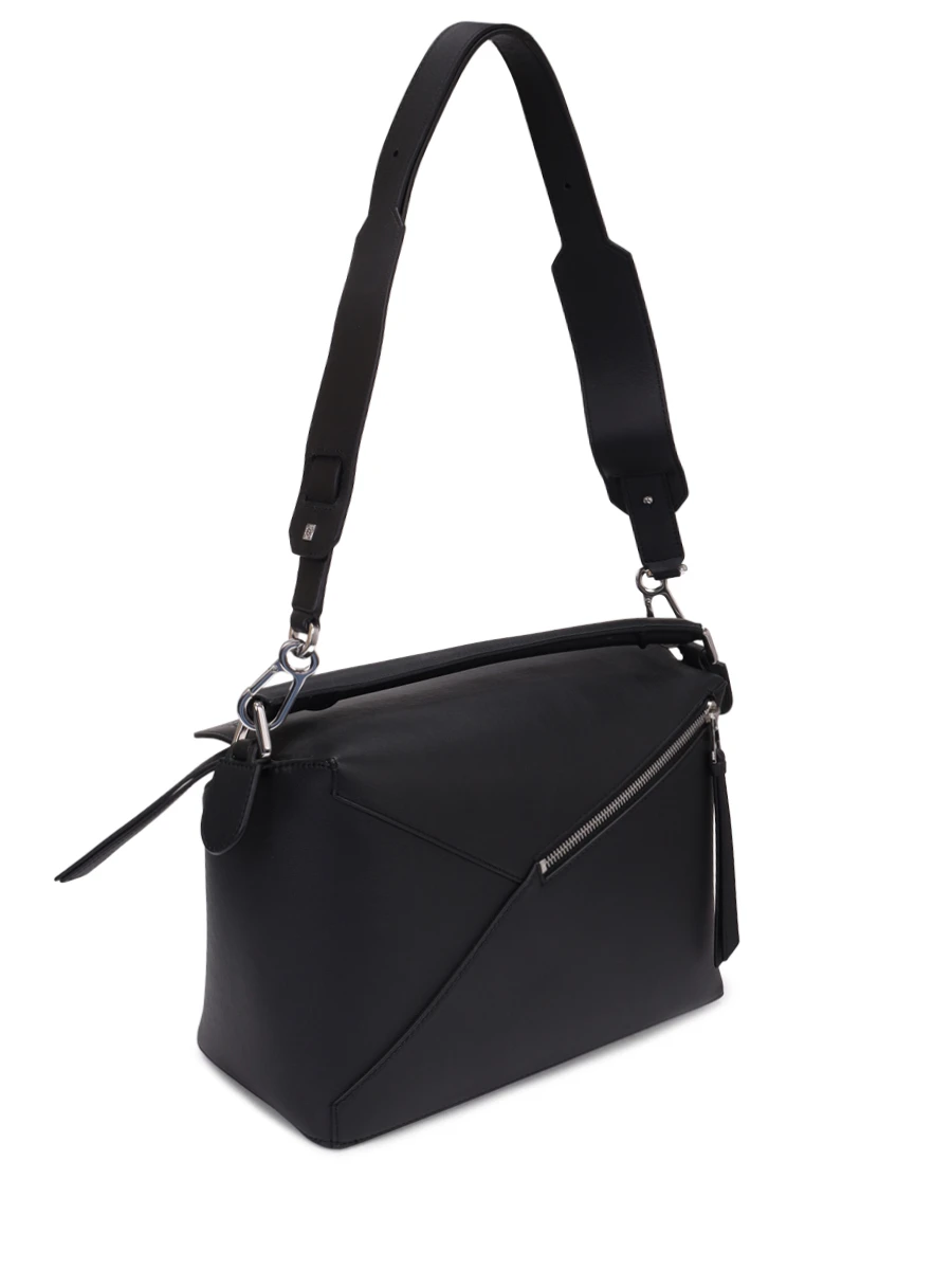 Сумка кожаная LOEWE A510P49X14 1100 Черный  Фото 3