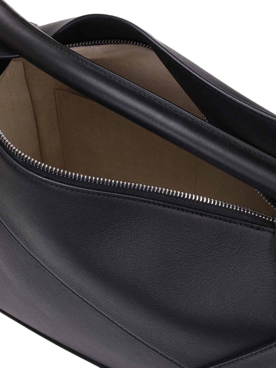 Сумка кожаная LOEWE A510P49X14 1100 Черный  Фото 4