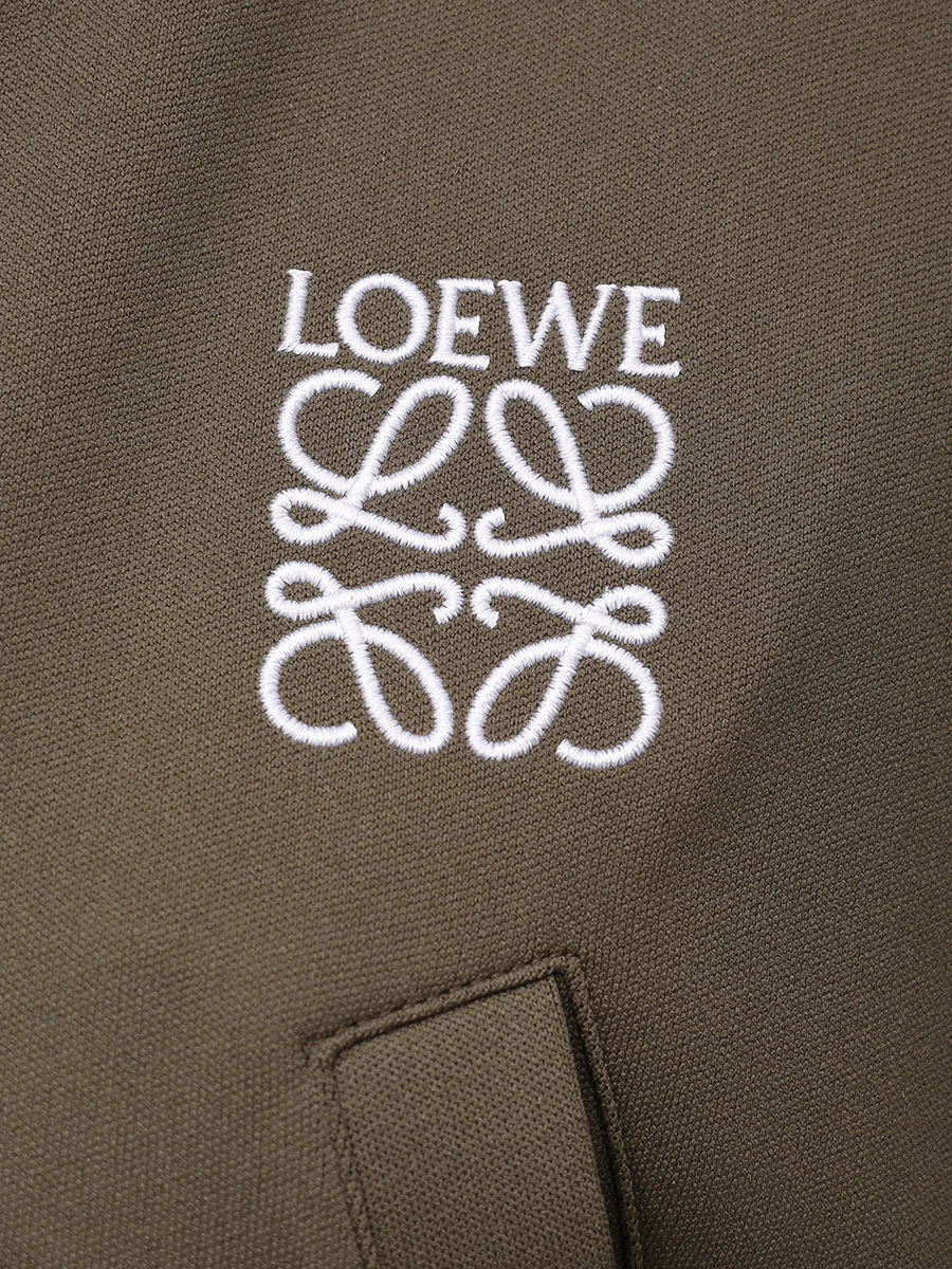 Бомбер однотонный LOEWE S359Y02XC2 8967 Хаки  Фото 6