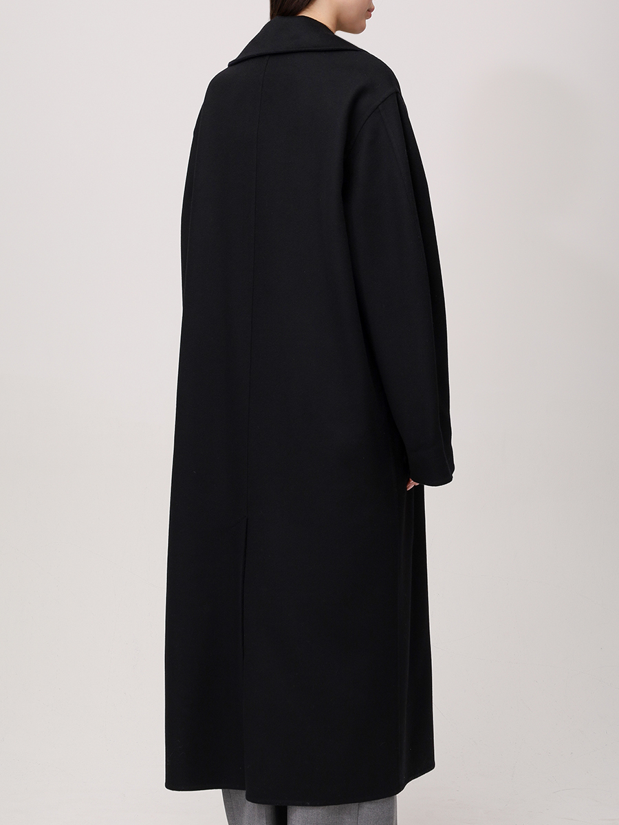 

Пальто шерстяное, Черный, S359Y01XCK 1100