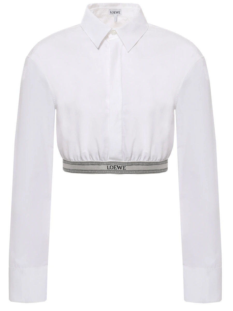 Рубашка хлопковая LOEWE S359Y05XAX 2090 Белый 