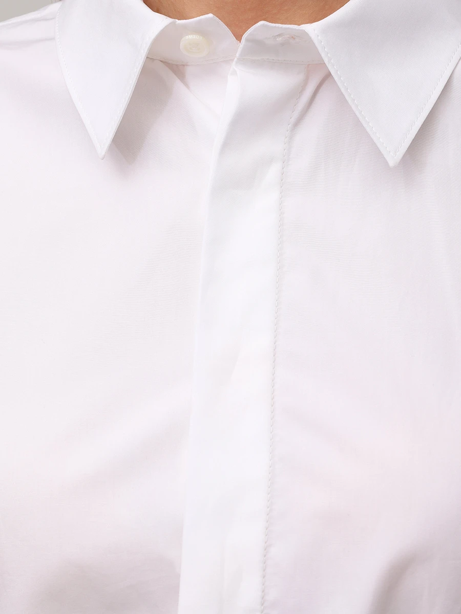 Рубашка хлопковая LOEWE S359Y05XAX 2090 Белый  Фото 5