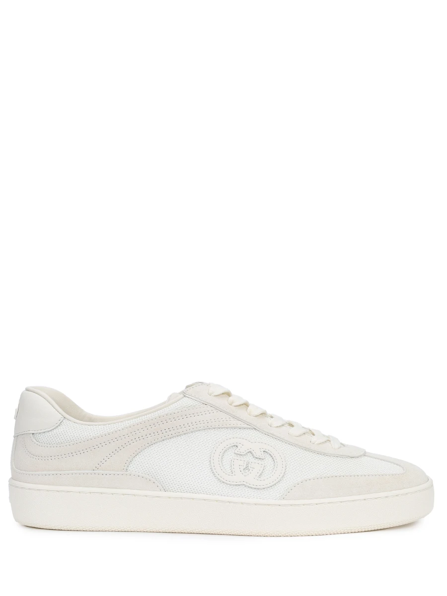 Кеды комбинированные G74 GUCCI 791742 AADM0 9110 Белый 