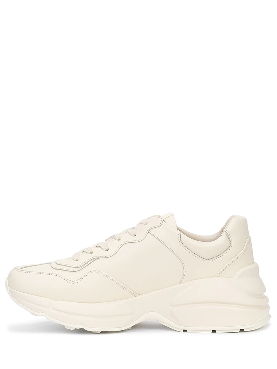 Кроссовки кожаные Rhyton GUCCI 795782 0G2R0 9522 Кремовый  Фото 3