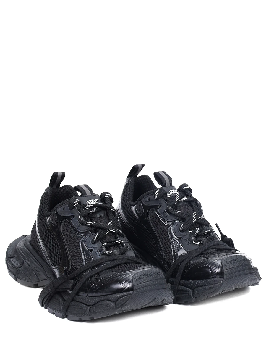 Кроссовки комбинированные BALENCIAGA 734731 W3XL1 1010 Черный  Фото 2