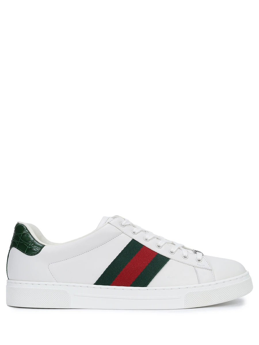Кеды кожаные Ace GUCCI 757892 AACAG 9055 Белый 