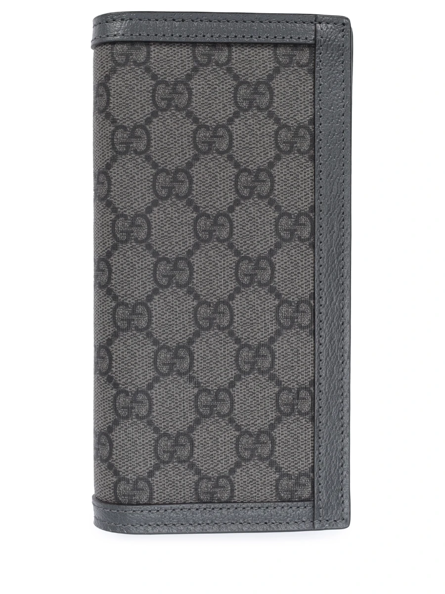 Кошелек из кожи и текстиля GUCCI 791746 UULBN 1244 Принт  Фото 2