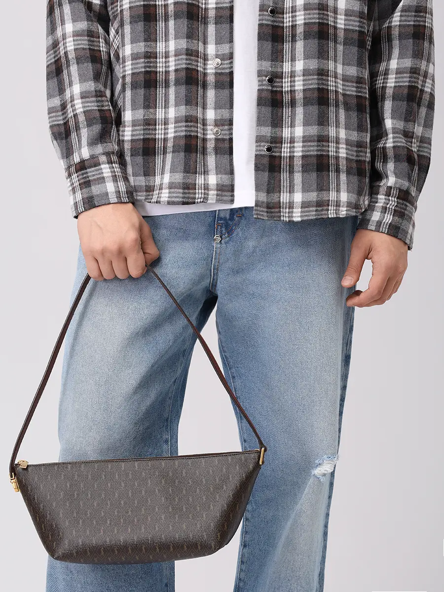 Сумка Le Monogramme SAINT LAURENT 667490 FABLK 2166 Коричневый  Фото 2