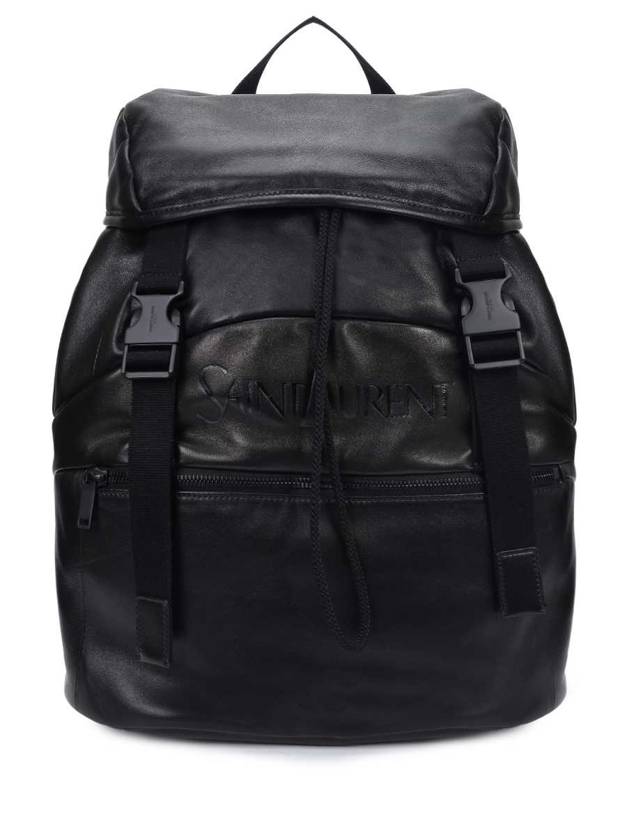 Рюкзак из кожи и текстиля SAINT LAURENT