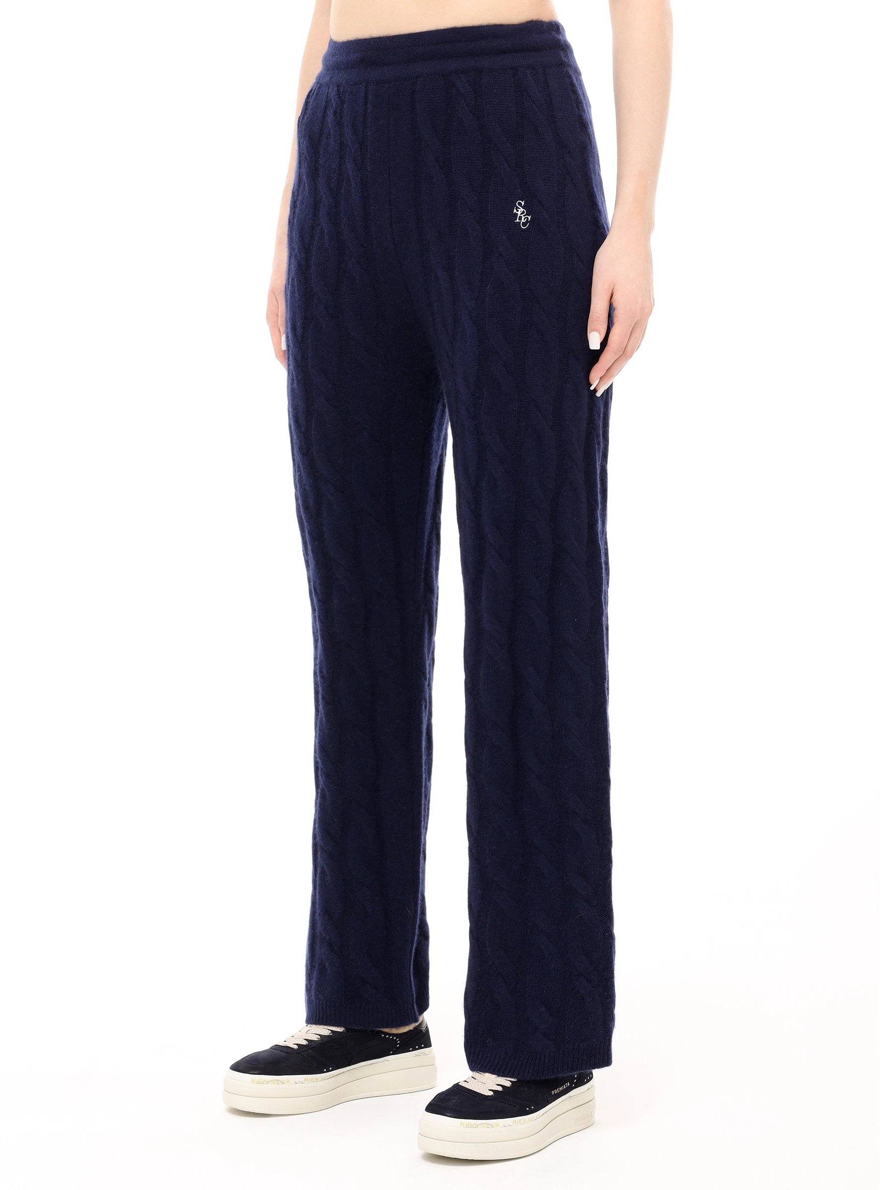 Костюм кашемировый SPORTY & RICH CA005512302BL32/PA041512302BL32/31 Р Синий  Фото 7