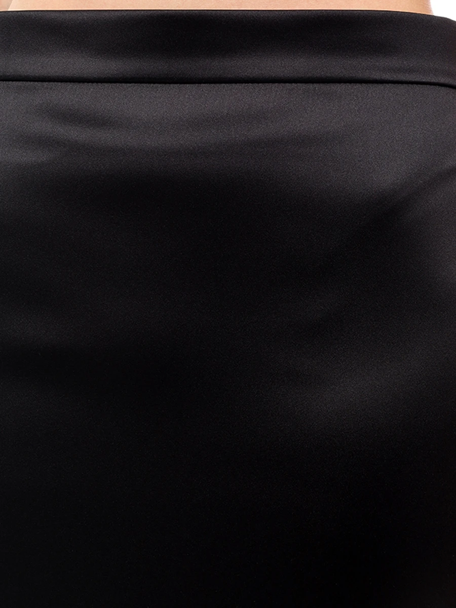 Юбка шелковая YANINA Т-1879С Черный  Фото 5