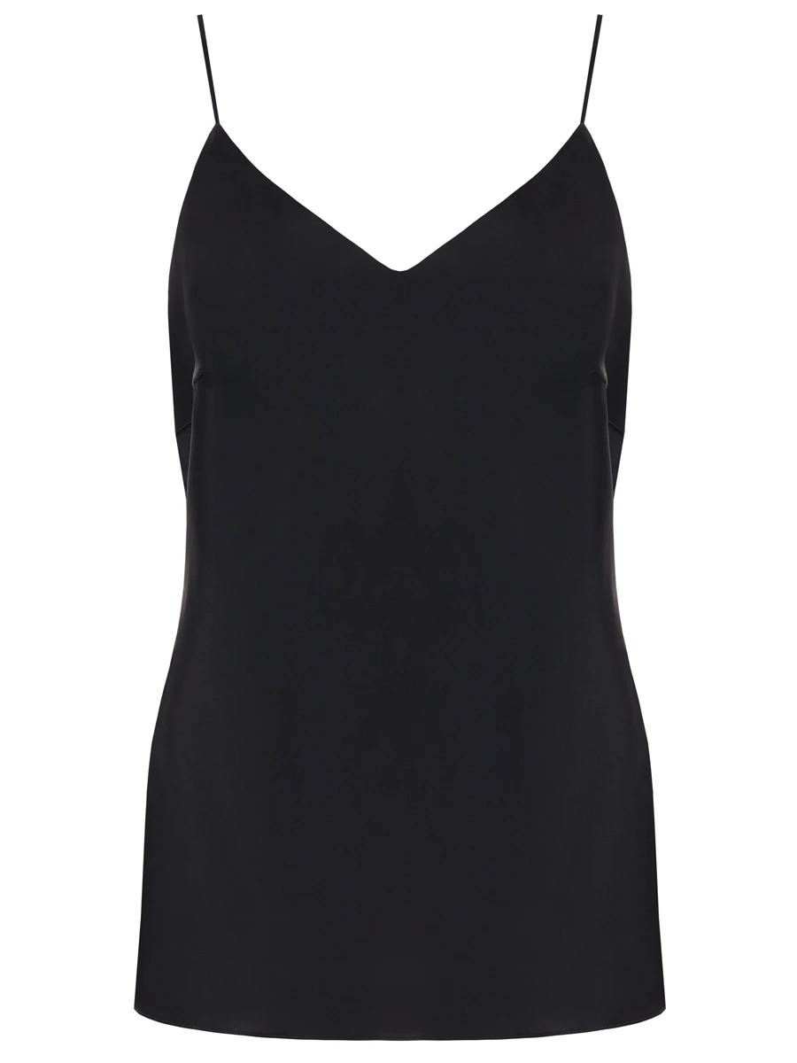 

Топ шелковый, Черный, Т-2381