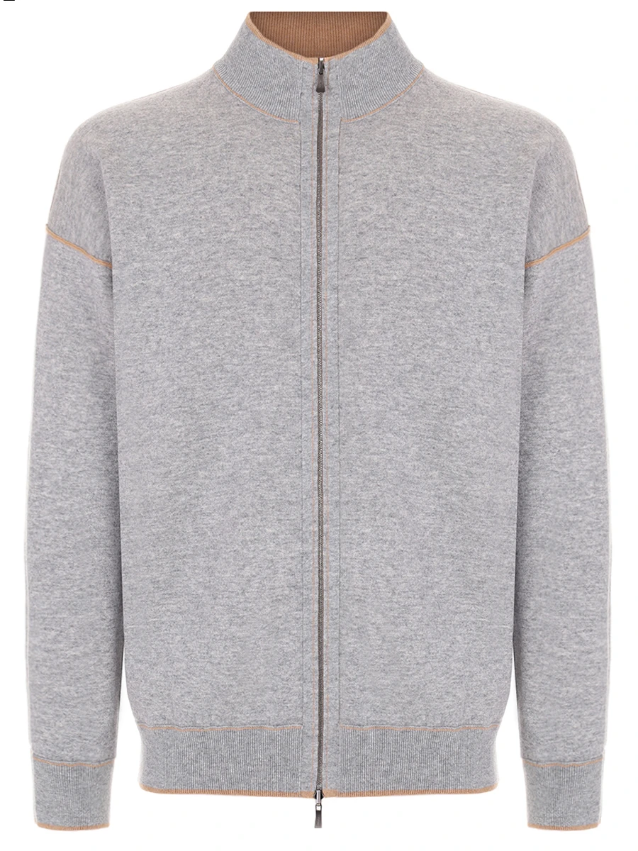 Кардиган кашемировый MALO UXK109 F1L27 EM880 Бежевый  Фото 5