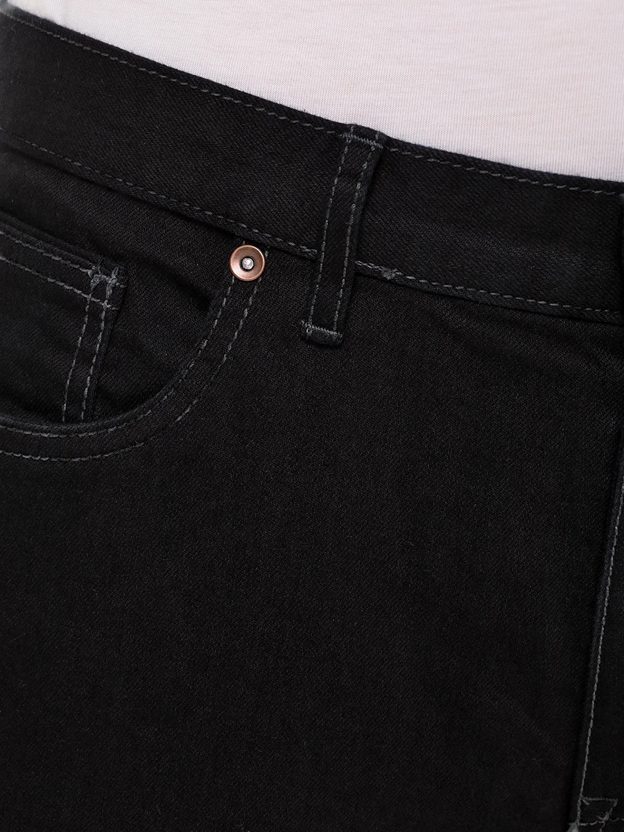 Джинсы Regular Fit хлопковые HILTL 74878/02/PARKER Reg Черный  Фото 6