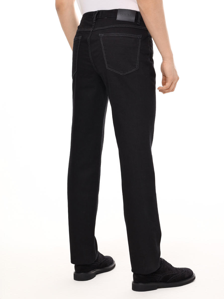 Джинсы Regular Fit хлопковые HILTL 74878/02/PARKER Reg Черный  Фото 3