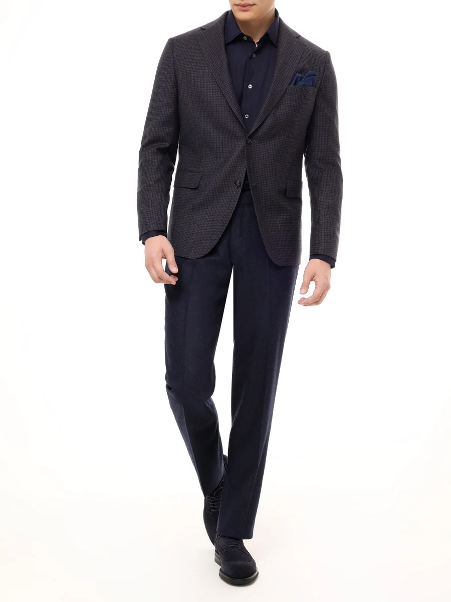 Пиджак шерстяной EDUARD DRESSLER 26217/48/6431 6С sc-sean Клетка  Фото 2