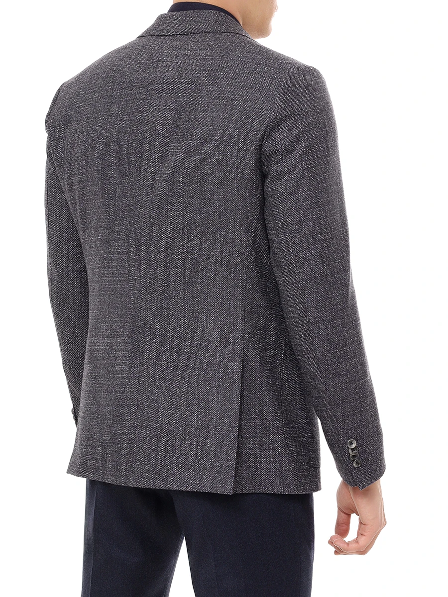 Пиджак шерстяной EDUARD DRESSLER 26232/94/6S31 6R sc-sendri Синий  Фото 3