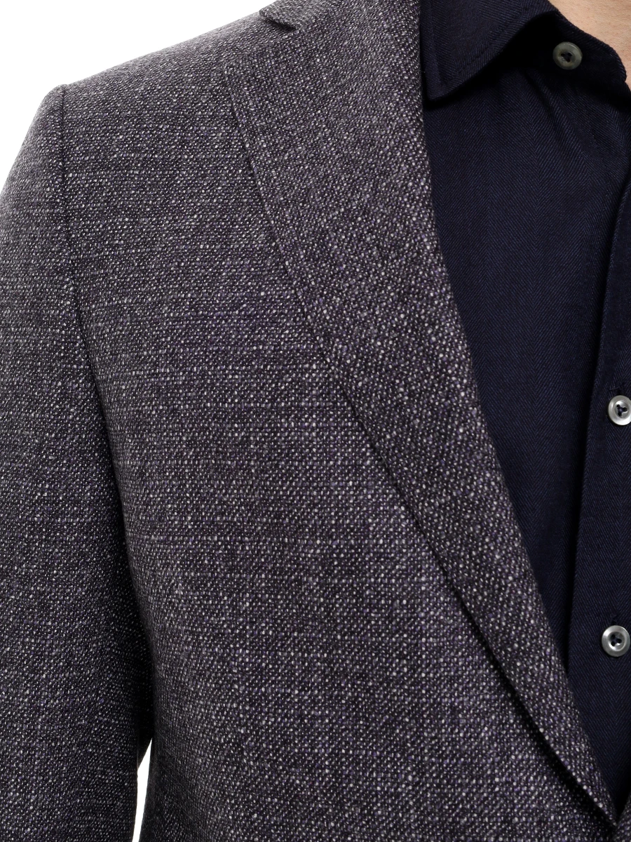 Пиджак шерстяной EDUARD DRESSLER 26232/94/6S31 6R sc-sendri Синий  Фото 5