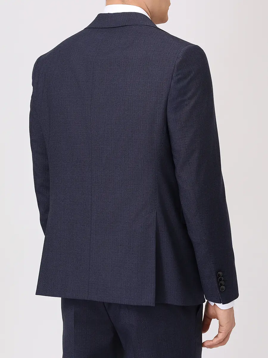 Костюм шерстяной EDUARD DRESSLER 52116/42/5B31/SEAN/3B20 6C JIM Синий  Фото 4