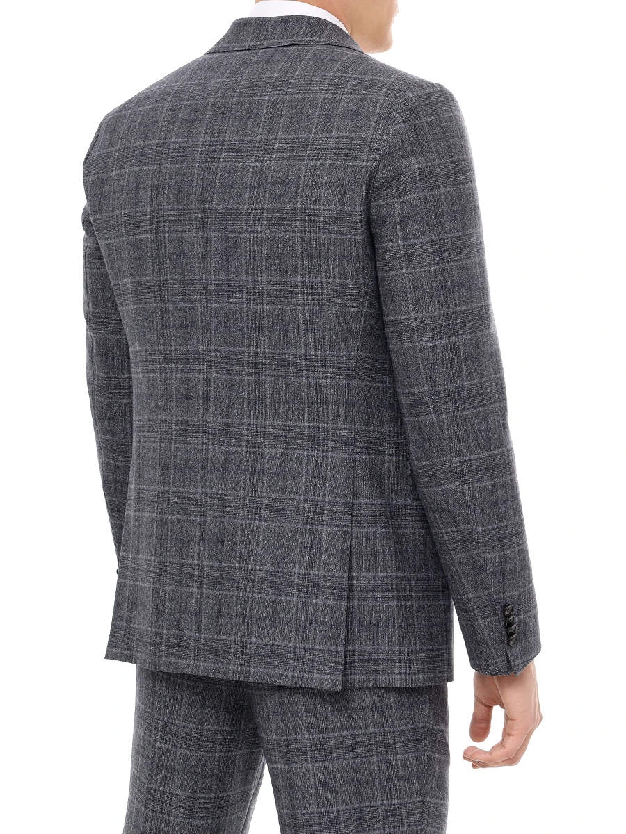 Костюм шерстяной EDUARD DRESSLER 56215/43/5B31/3B35 JIM 6R sc-sean Синий  Фото 3